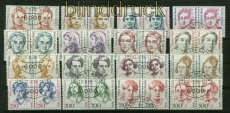 Berlin Mi # 770/849 gestempelt Frauen waagerechte Paare Versandstelle Frankfurt (Main) (41789)