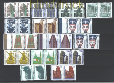 Berlin Mi # 793/874 postfrisch Sehenswrdigkeiten waagerechte Paare (15210)