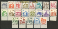 Berlin Mi # 532/677 postfrisch Burgen & Schlsser vom Unterrand (24043)