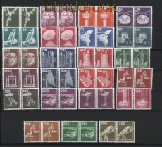 Berlin Mi # 494/672 postfrisch Industrie und Technik waagerechte Paare (30547)
