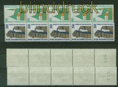 Berlin Mi # 834/35 R Sehenswrdigkeiten 5er-Streifen postfrisch (34215)