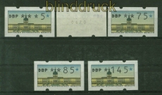 Berlin ATM 1997 Mi # 1 Versandstellensatz 2 postfrisch (35065)