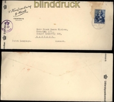Niederlande Auslands-Zensur-Brief Nordwijk 12.6.1945 (33407)