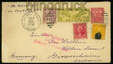 USA Auslands-Luftpost-Brief Detroit 1933 (40209)
