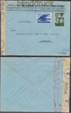Bulgarien Auslands-Zensur-Brief Sofia 1942 deutsche Zensur (44877)