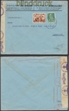 Bulgarien Auslands-Zensur-Brief Sofia 1941 deutsche Zensur (44879)