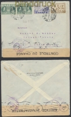 Griechenland Auslands-Zensur-Brief 1939 griechische Zensur nach Dresden (44905)