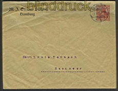 Dt. Reich Privatumschlag 10 Pfg. Germania Emden (22159)