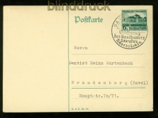 dt. Reich Mi 673 auf Postkarte mit SSt. vom Ersttag FDC (41637)