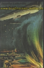 Zeppelin farb-AK engl. Küste Nachdruck  (d1068)