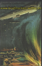 Zeppelin farb-AK engl. Kste Nachdruck  (d1068)