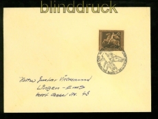 dt. Reich Mi # 671 mit Sonderstempel auf Vorlageumschlag (41039)