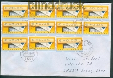 Bund ATM Mi # 5 MeF von 11 Marken 5 Pfg.  alle mit Nummern (26561)