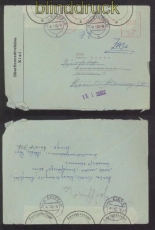 Bund Fernbrief OFD Kiel  Nachsendevermerk amtlich verschlossen 1960 (42693)