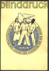 DDR Mi #  289/92 amtliche Faltkarte III. Weltspiele der Jugend SSt.  (15673)