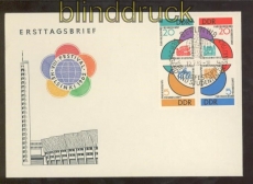 DDR Mi #  901/04 4er-Block Ersttagsbrief FDC Sonderstempel SSt. (44719)