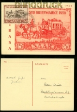 Saarland Mi # 291 Tag der Briefmarke Maximumkarte SSt. FDC (42013)
