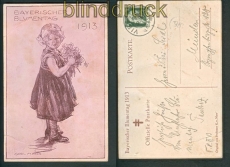 Bayern Privat-GSK PP 27 C 84/03 bayr. Blumentag 1913 (25516)