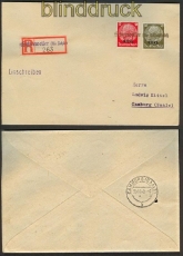 Elsa Mi # 7 und 11 Not-Stempel Scherweiler 1940 (23914)
