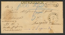 Hannover  Postvorschu-Auslagenbrief Carolinensy(20578)
