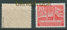 Berlin Mi # 113 20 Pfg. Bauten (II) postfrisch  geprft Schlegel BPP (27534)