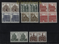 Berlin Mi # 242/49 waagerechte Paare Kleine Bauwerke postfrisch (28088)