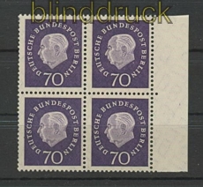 Berlin Mi # 186 postfrischer 4er-Block (24545)