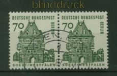 Berlin Mi # 248 waagerechtes Paar Kleine Bauwerke gestempelt (41763)
