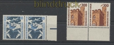 Berlin Mi # 798 A/799 A postfrische waagerechte Paare (20863)