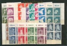 Berlin Mi # 494/507 Industrie und Technick postfrische 4er-Blcke  (26148)