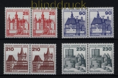 Berlin Mi # 587/90 postfrisch waagerechte Paare (32873)