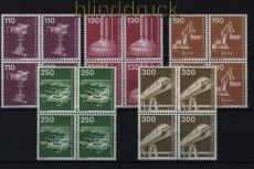 Berlin Mi # 668/72 postfrische 4er-Bl�cke  (32875)
