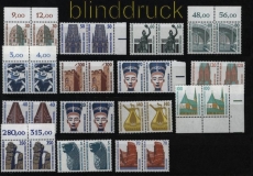 Berlin Mi # 793/874 postfrisch Sehenswrdigkeiten waagerechte Paare (28108)