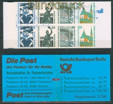 Berlin Markenheftchen Mi # 15 mZ postfrisch Sehensrdigkeiten Markenheftchen (24889)