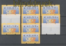 Bund ATM 2002 Mi # 4.1 Versandstellensatz 1 postfrisch (43417)