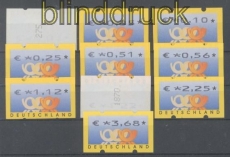 Bund ATM 2002 Mi # 4.1 Versandstellensatz 1 postfrisch (43299)