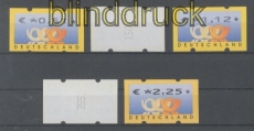 Bund ATM 2002 Mi # 4.1 Versandstellensatz 2 postfrisch (43300)