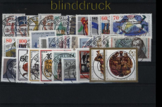Berlin 1989 kompletter Jahrgang gestempelt ohne C + D-Werte (29188)