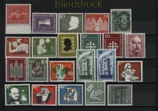 Bund 1956 kompletter postfrischer Jahrgang  (32508)