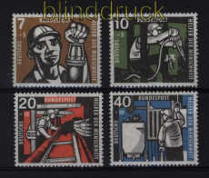 Bund Mi #  270/73 postfrisch Wohlfahrt 1957 (28149)