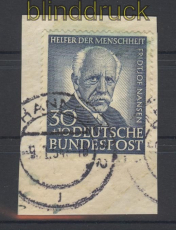 Bund Mi #  176 gestempelt 30 Pfg Helfer der Menschheit 1953 (23769)