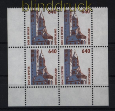 Bund Mi # 1811 postfrisch Sehenswrdigkeiten 4er-Block (32497)