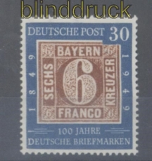 Bund Mi #  115 30 Pfg. 100 J. Briefmarken postfrisch (35666)