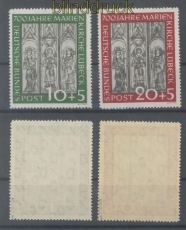 Bund Mi #  139/40 postfrisch Marienkirche geprft Schlegel BPP (44491)