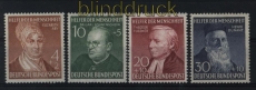 Bund Mi #  156/59 postfrisch Helfer der Menschheit 1952 (31657)