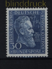 Bund Mi #  147 postfrisch Rntgen  (32439)