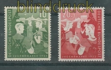 Bund Mi #  153/54 postfrisch Bundesjugendplan (25597)