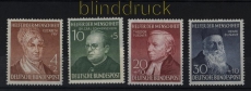 Bund Mi #  156/59 postfrisch Helfer der Menschheit 1952 (32952)