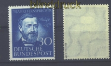 Bund Mi #  161 postfrisch Philipp Reis geprft Schlegel BPP (17409)