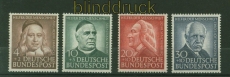 Bund Mi #  173/76 postfrisch Helfer der Menschheit 1953 (34610)